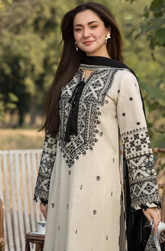 Allys - 3PC Lawn Embroidered Suit - VL939