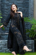 NISA - 3PC Lawn Embroidered Shirt With Chiffon Embroidered Dupatta VL401