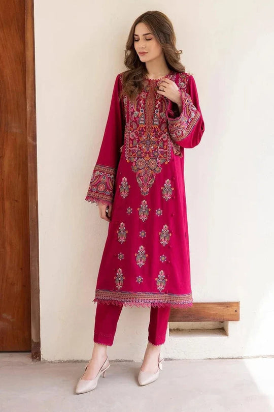 Jazmin Heavy Embroidered Lawn 2Piece Suit