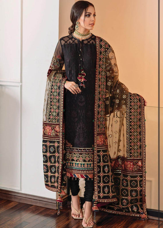 3Pc Lawn Heavy Embroidery with Embroidery Organza Dupatta. VL495