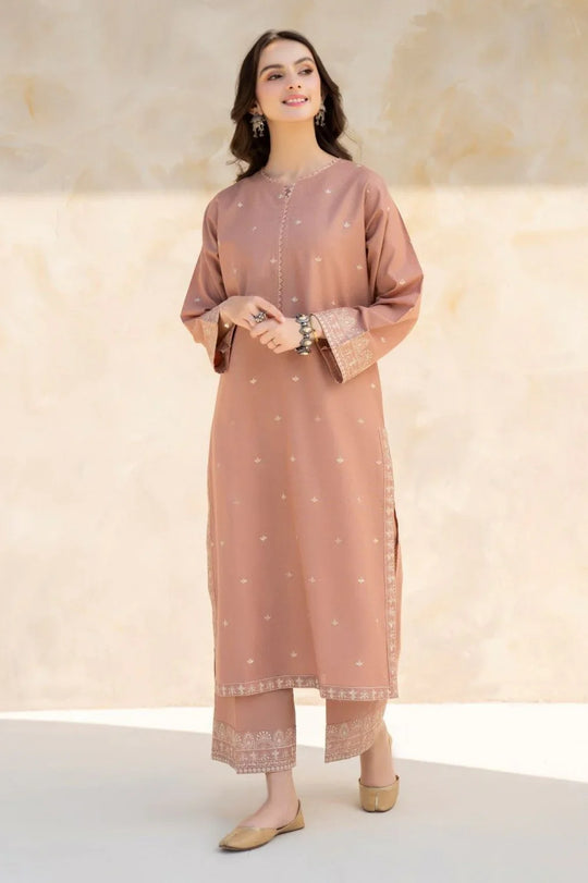 Zara shahjahan 2Pc Embroidered Lawn Suite With Fully Embroidered trouser VL924 )