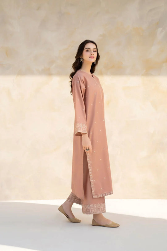 Zara shahjahan 2Pc Embroidered Lawn Suite With Fully Embroidered trouser VL924 )