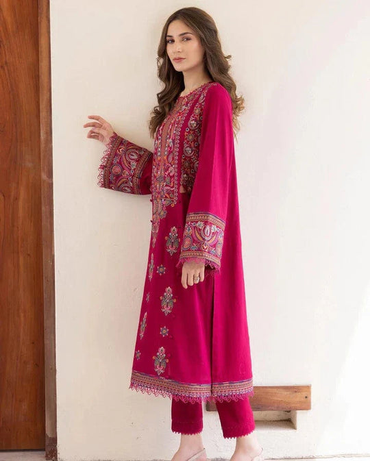 Jazmin Heavy Embroidered Lawn 2Piece Suit