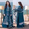 ZARA SHAHJAHAN 3-PIECE COLLECTION ORGANZA EMBROIDERED DUPATTA. VL769